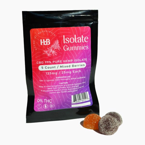 CBD Isolate Gummy Mixed Berry – 25 mg