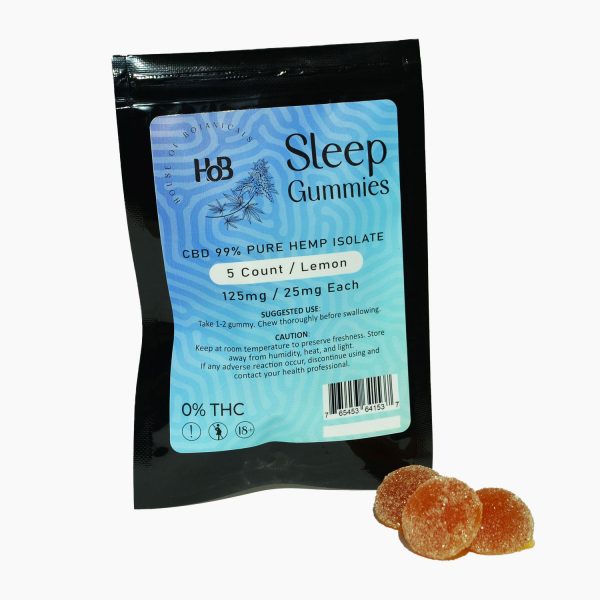 CBD Isolate sleep gummy with melatonin