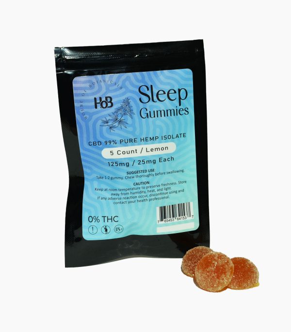 CBD Isolate sleep gummy with melatonin